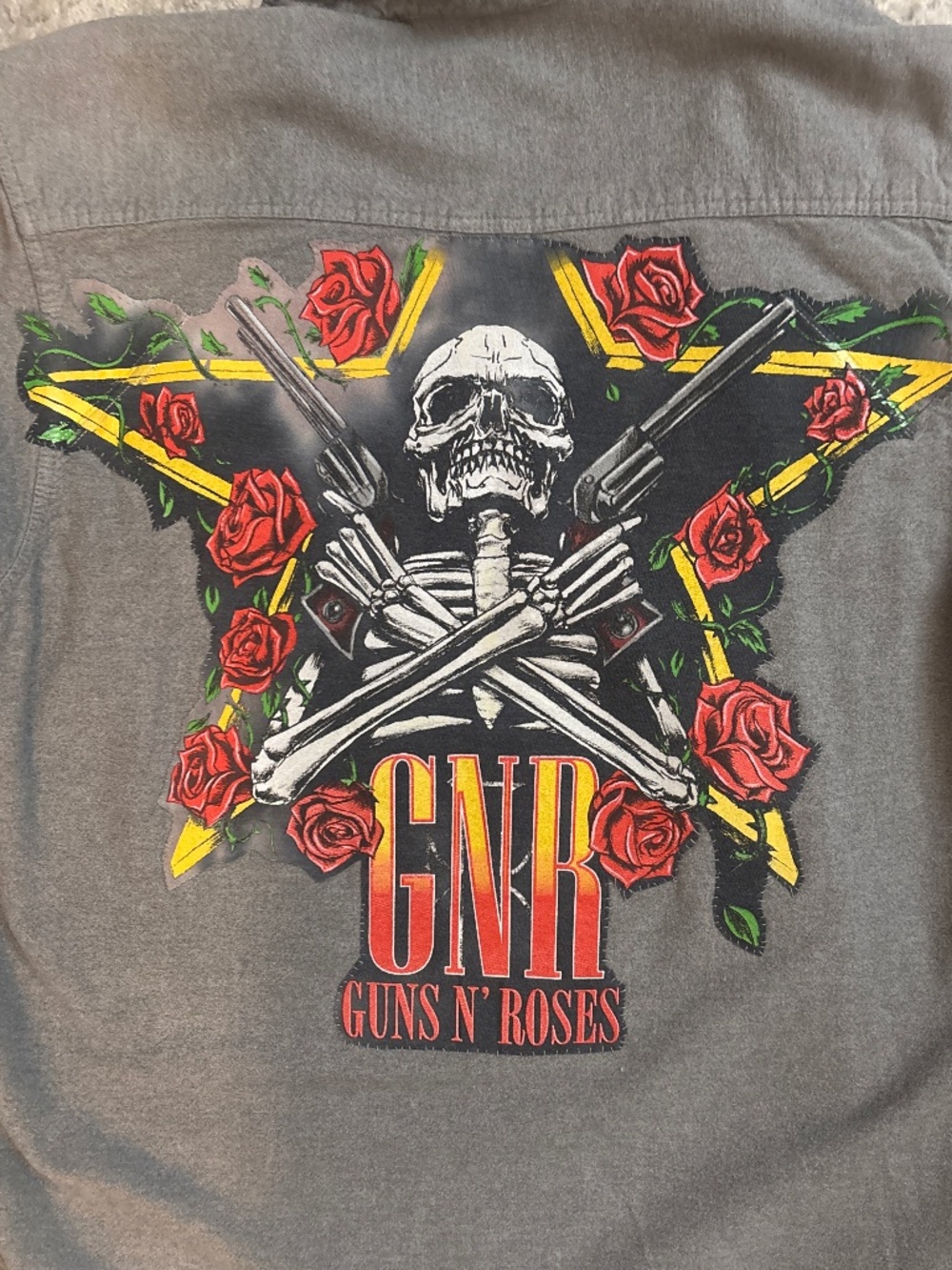 Custom Reworked Guns N' Roses Flannel / Field & Stream Button-Down - Picture 5 of 5